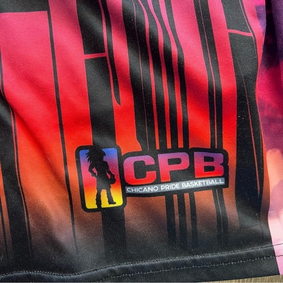 Women’s Athletic Los Angeles Multicolored CPB Pride Basketball Shorts Size S - Picture 5 of 10